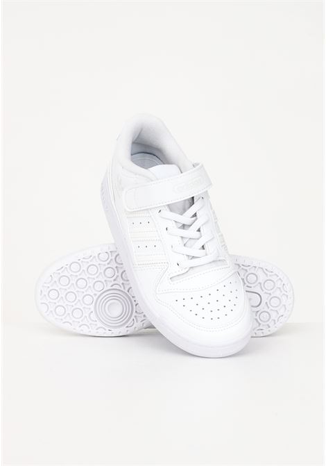 Sneakers  bianche per bambino e bambina  Forum Low ADIDAS ORIGINALS | FY7981.
